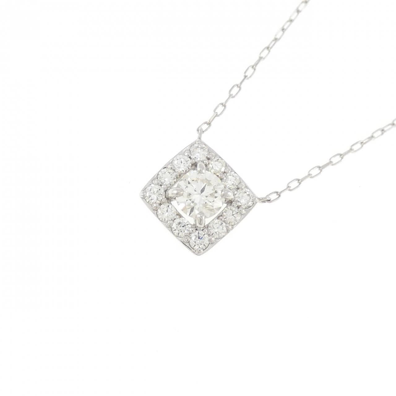 PT950/PT850 ダイヤモンド ネックレス 0.48CT