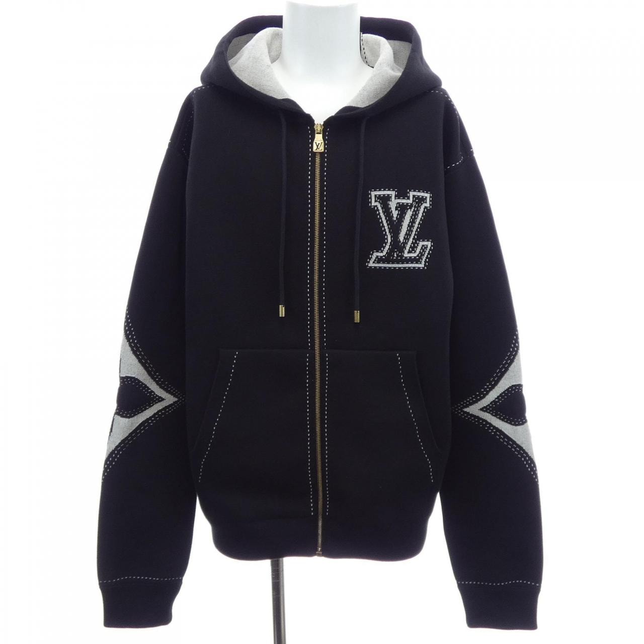 ルイヴィトン LOUIS VUITTON グラフィックインターシャジップコットンフーディ HRN89WAUR パーカー