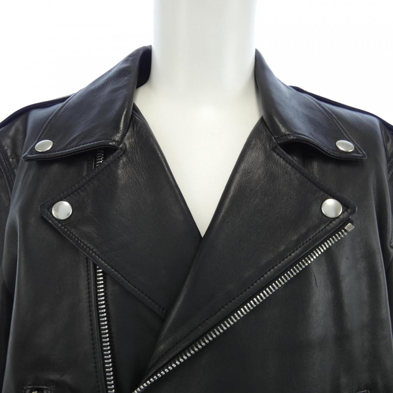 SAINT LAURENT SAINT LAURENT 皮革騎士夾克