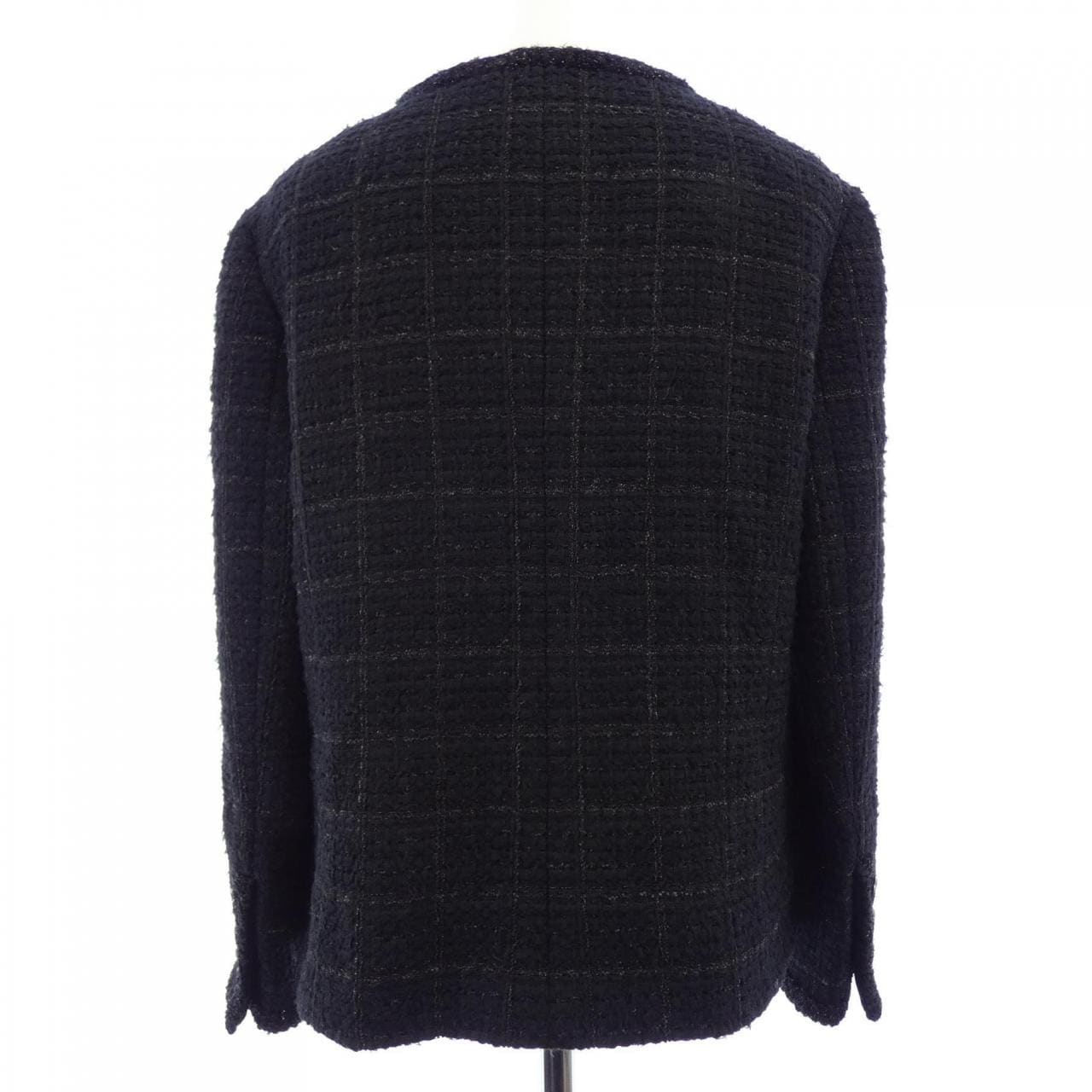 シャネル CHANEL LOOK56 P80445V72486 25B ノーカラージャケット