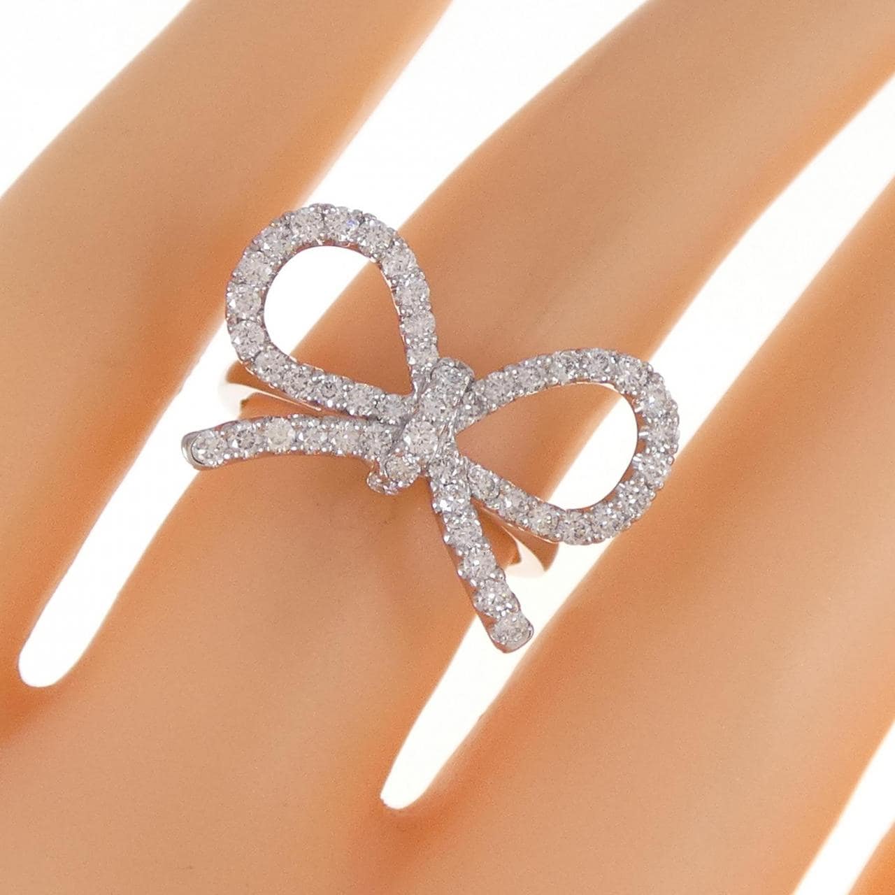 Bijou de M Bowknot Ring L Ring 0.66CT