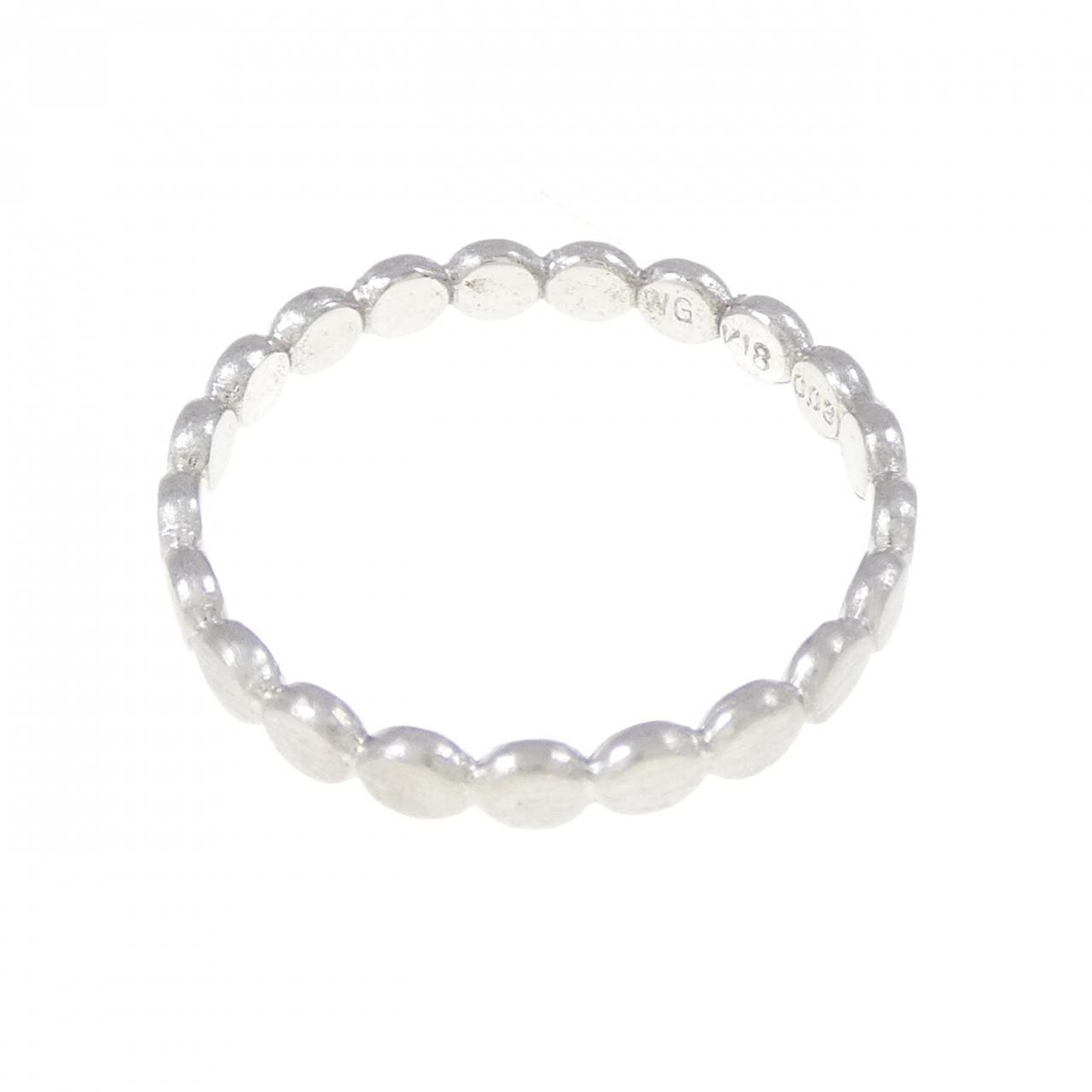 K18WG ダイヤモンド リング 0.03CT