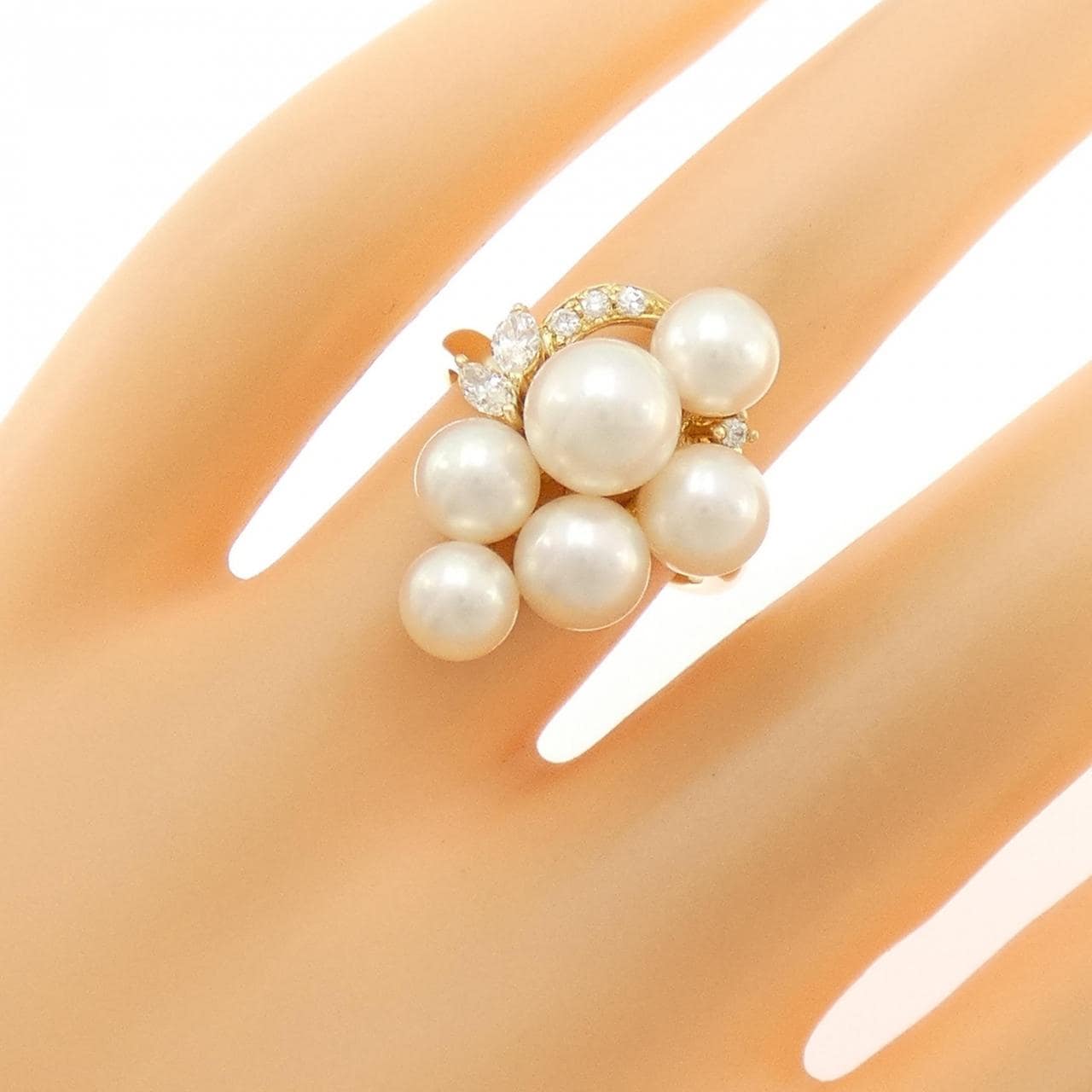 タサキ アコヤパール リング