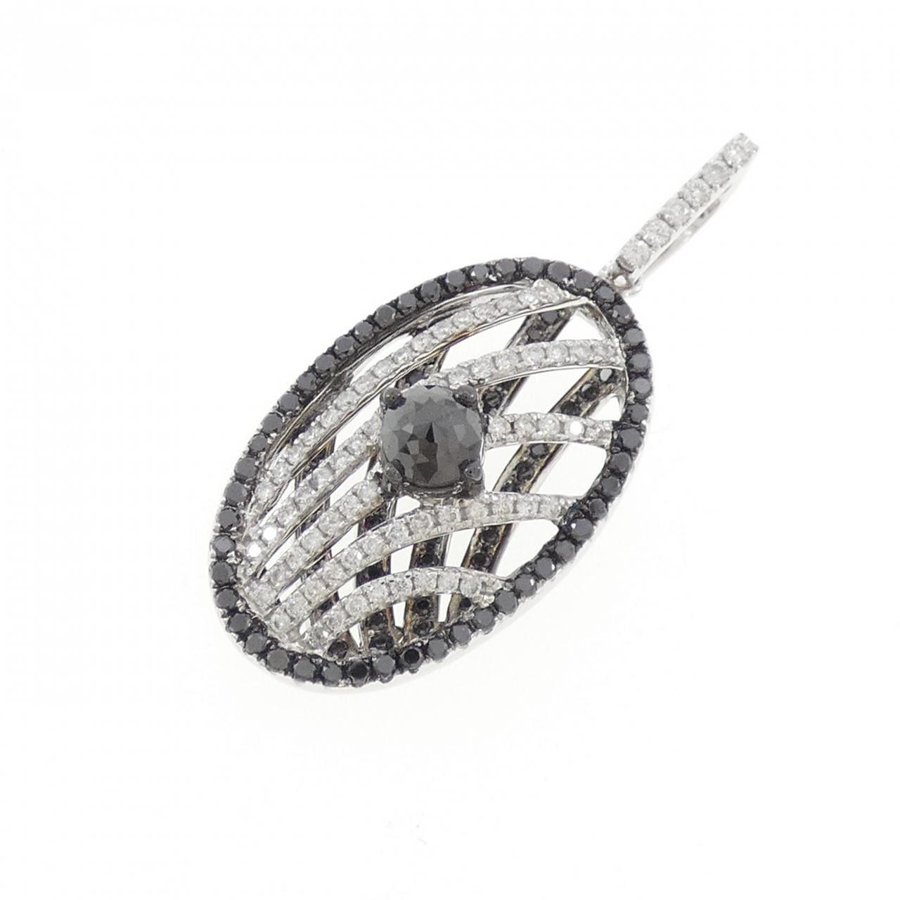 K18WG ダイヤモンド ペンダント 0.40CT