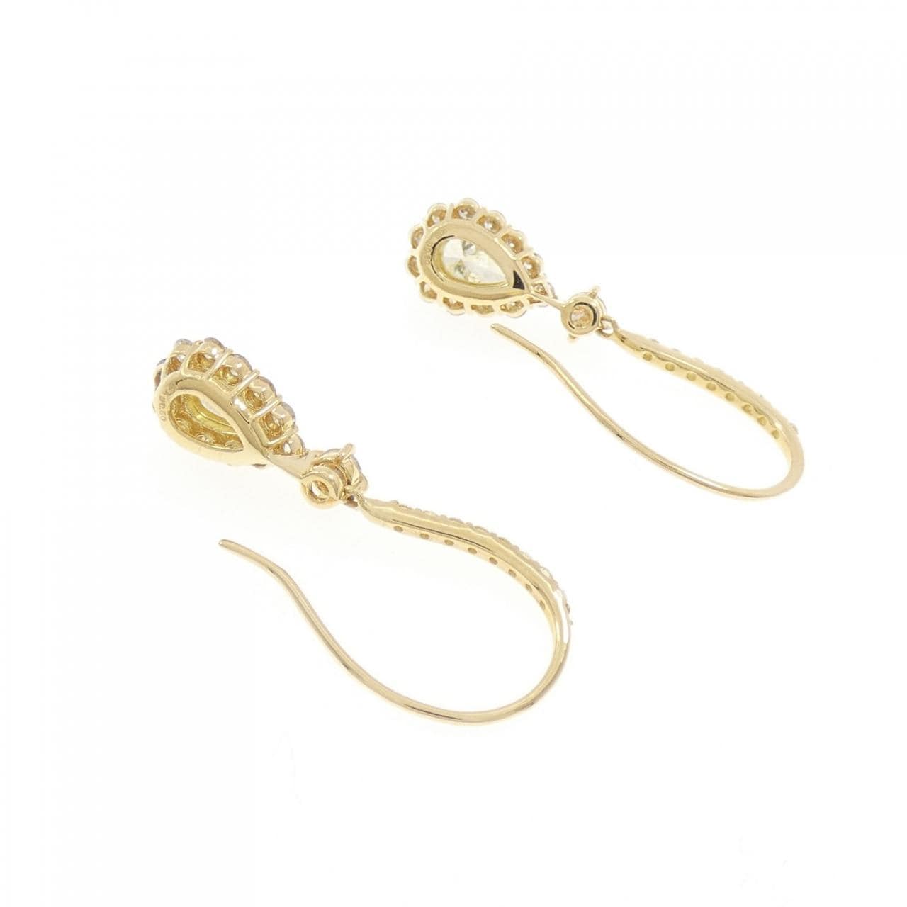 【新品】K18YG ダイヤモンド ピアス 1.00CT