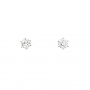 【リメイク】PT900/ST ダイヤモンド ピアス 0.252CT 0.269CT D VVS1 EXT-VG