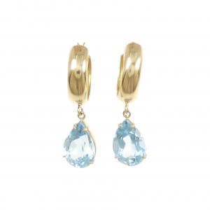 K18YG ブルートパーズ ピアス