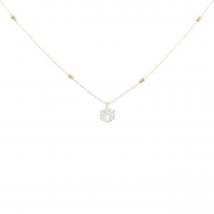 K18PG ソリティア ダイヤモンド ネックレス 0.511CT
