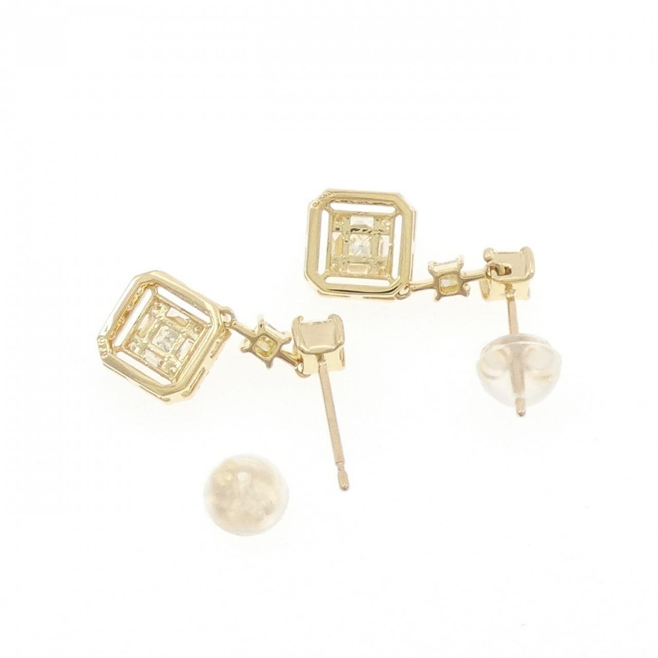 K18YG ダイヤモンド ピアス 0.60CT