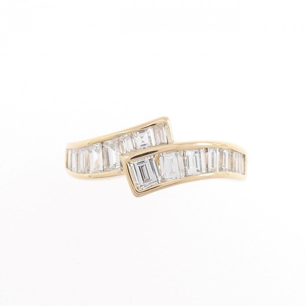 K18YG ダイヤモンド リング 1.08CT