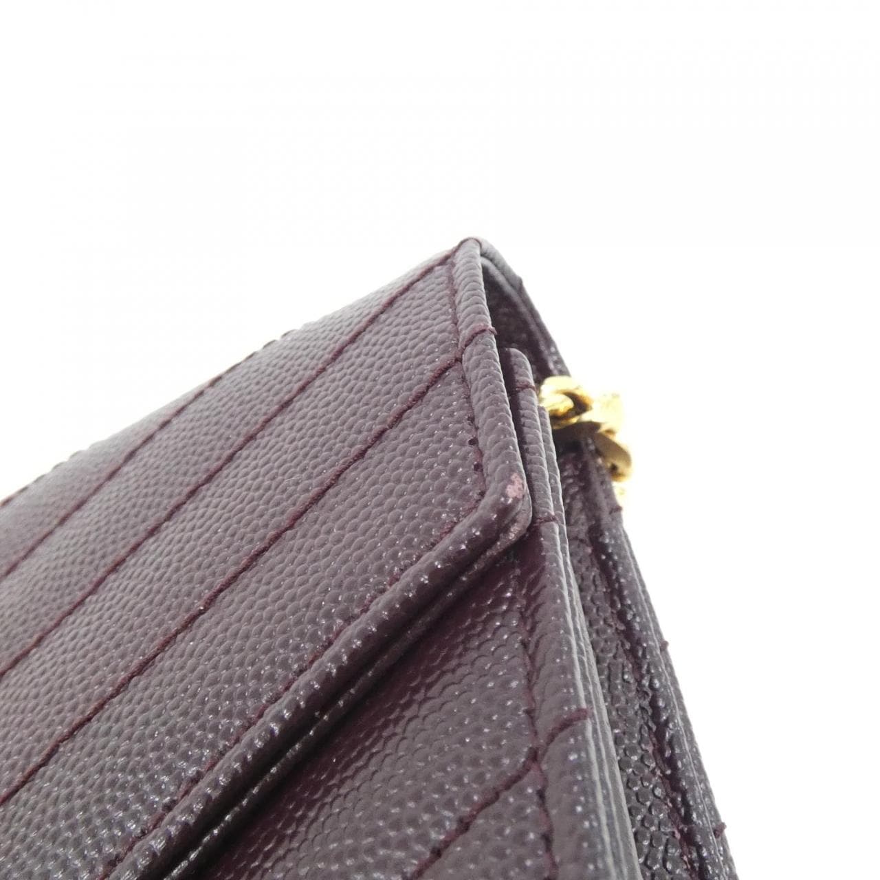 サンローラン CASSANDRA CLASSIC CHAIN WALLET 377828 BOW01 チェーンウォレット