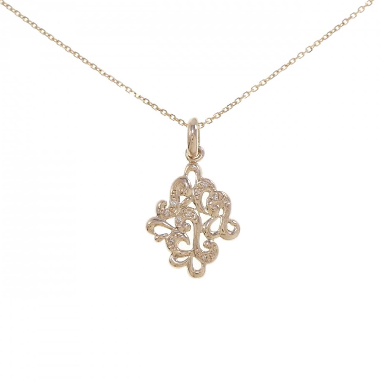 K18YG ダイヤモンド ネックレス 0.05CT