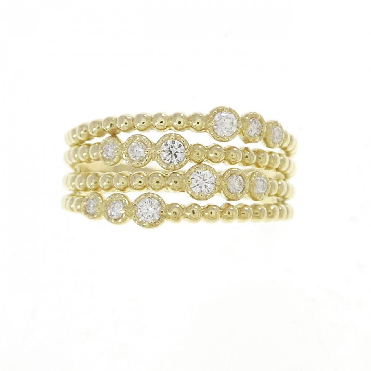 K18YG ダイヤモンド リング 0.20CT