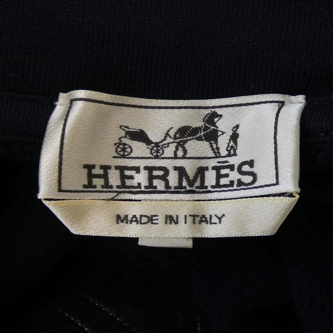 エルメス HERMES フーデッドパーカ レザーパッチ　シュヴォー･アン･シンメトリー *31-5764 パーカー