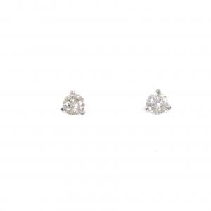 PT900 ダイヤモンド ピアス 0.40CT