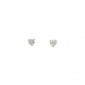 PT900 ダイヤモンド ピアス 0.10CT
