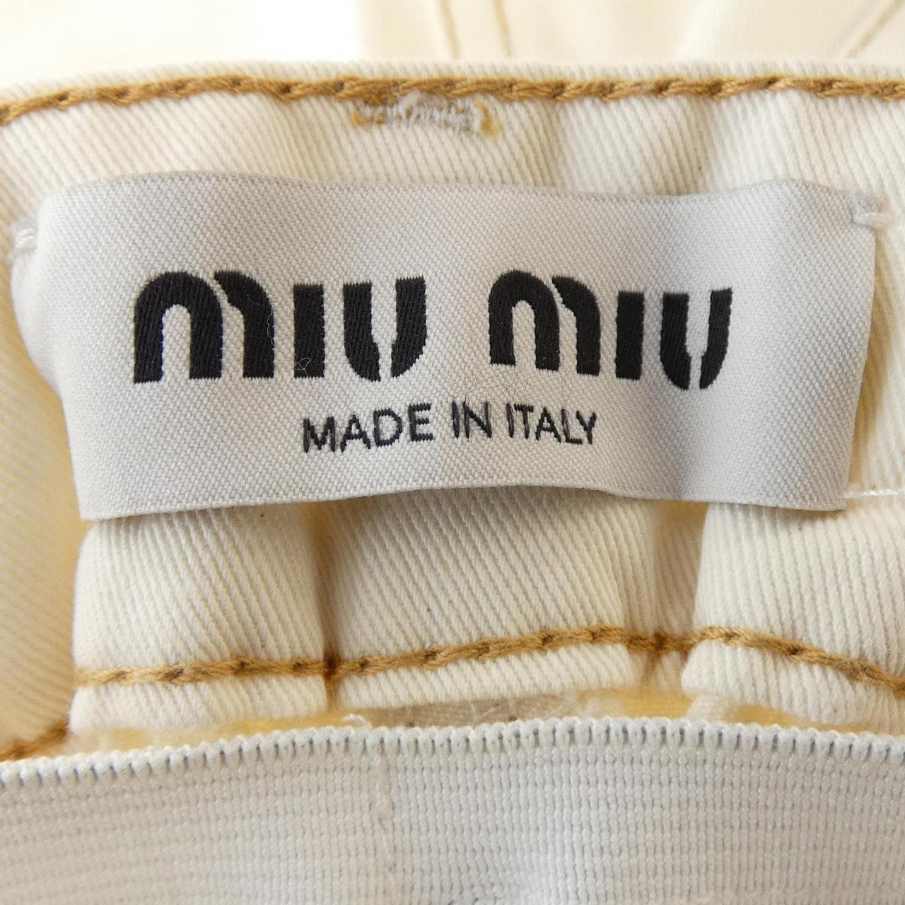 ミュウミュウ MIU MIU GWP424 S231 13WH ショートパンツ