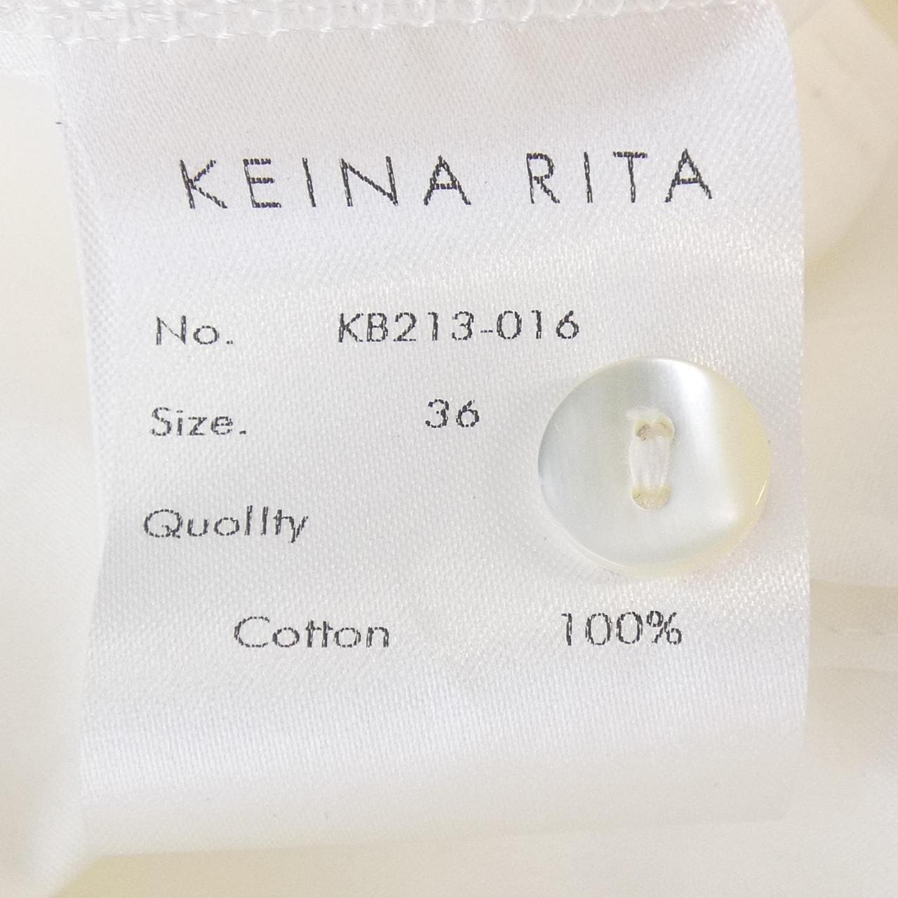 ケイナリタ KEINA RITA シャツ