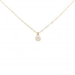 アガット ダイヤモンド ネックレス 0.1CT