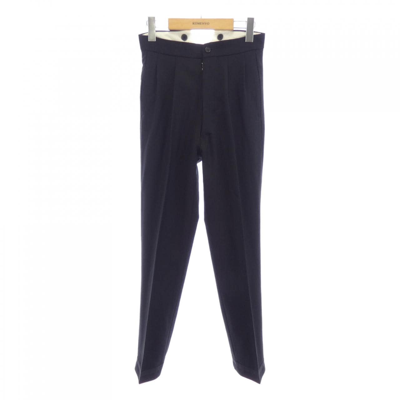 メゾンマルジェラ Maison Margiela ヘリンボーンウール プリーツトラウザーズ SI0KA0005 UNISEX パンツ