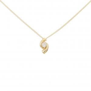 K18YG ダイヤモンド ネックレス 0.09CT