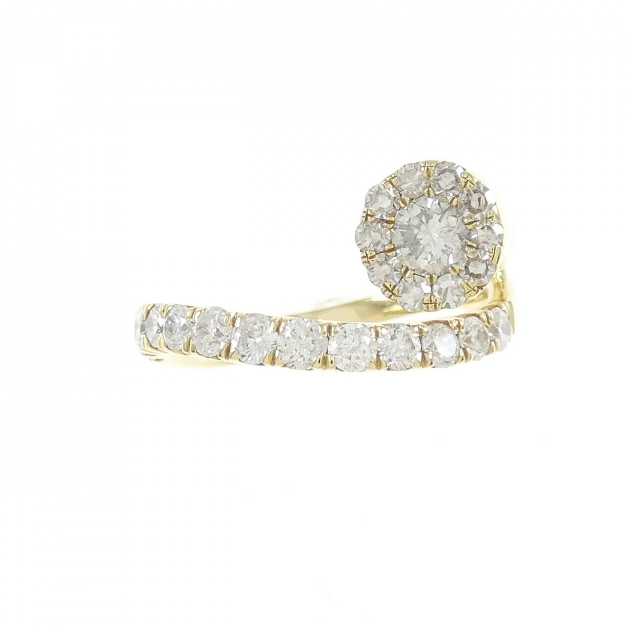 K18YG ダイヤモンド リング 1.00CT
