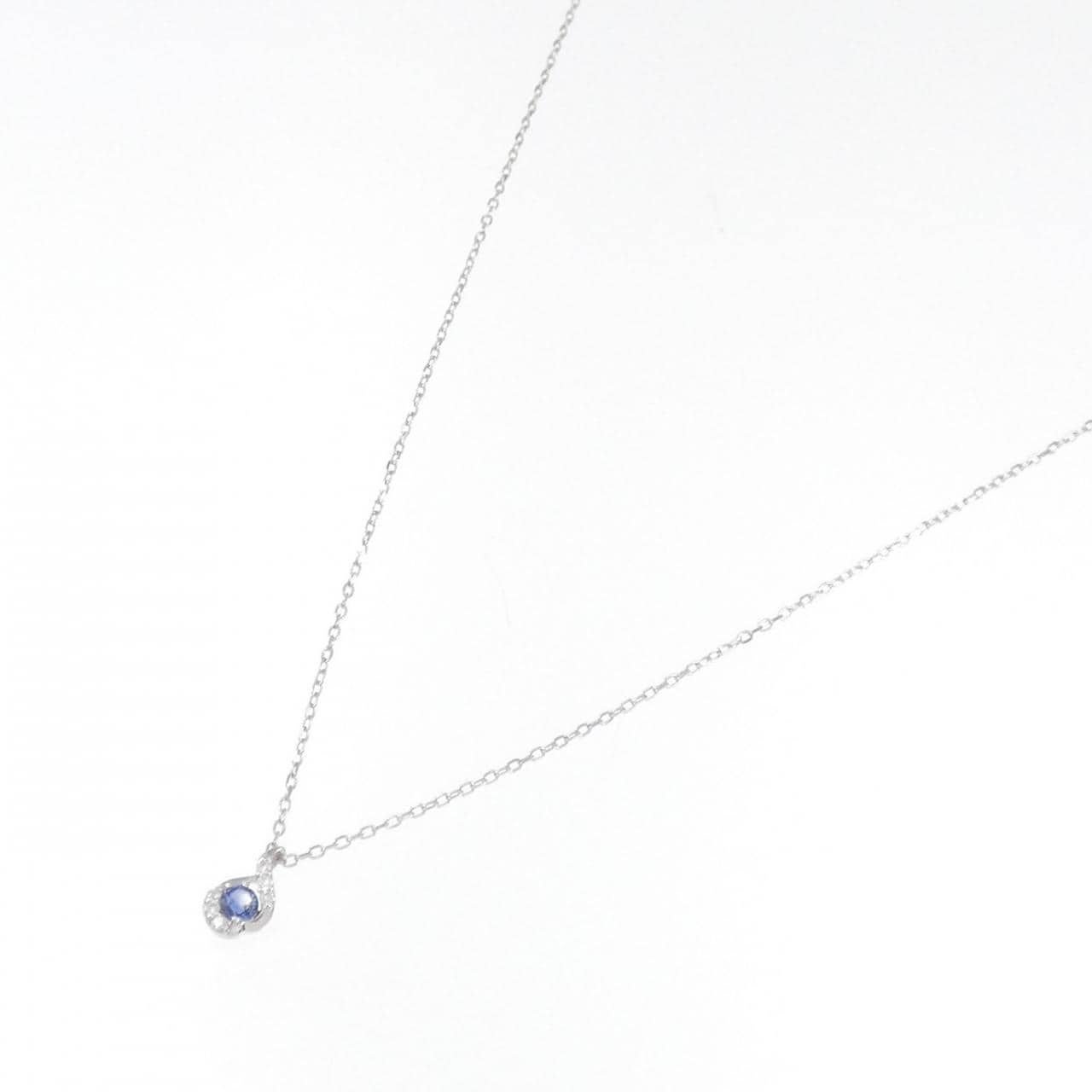 K10WG sapphire necklace