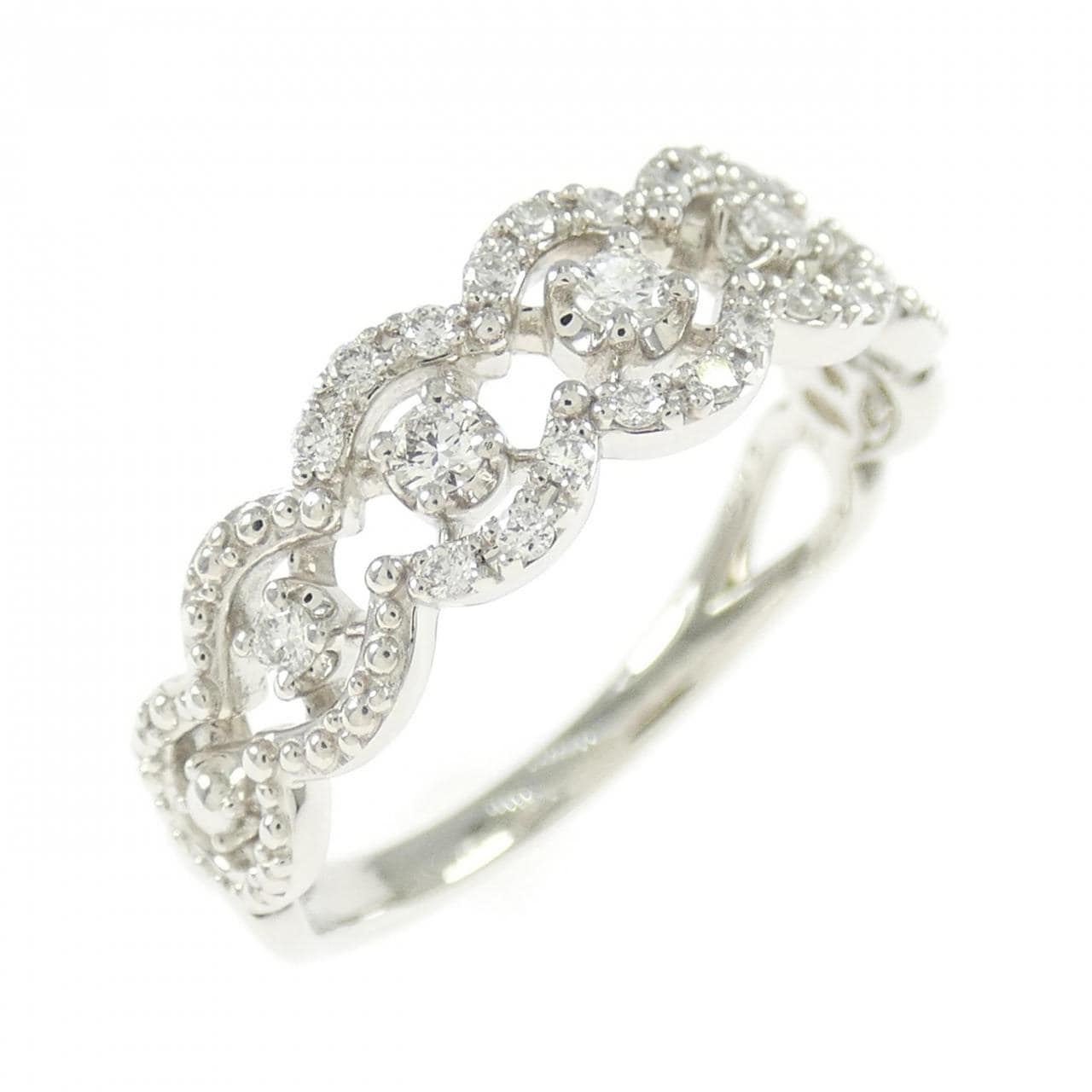 PT950 ダイヤモンド リング 0.18CT