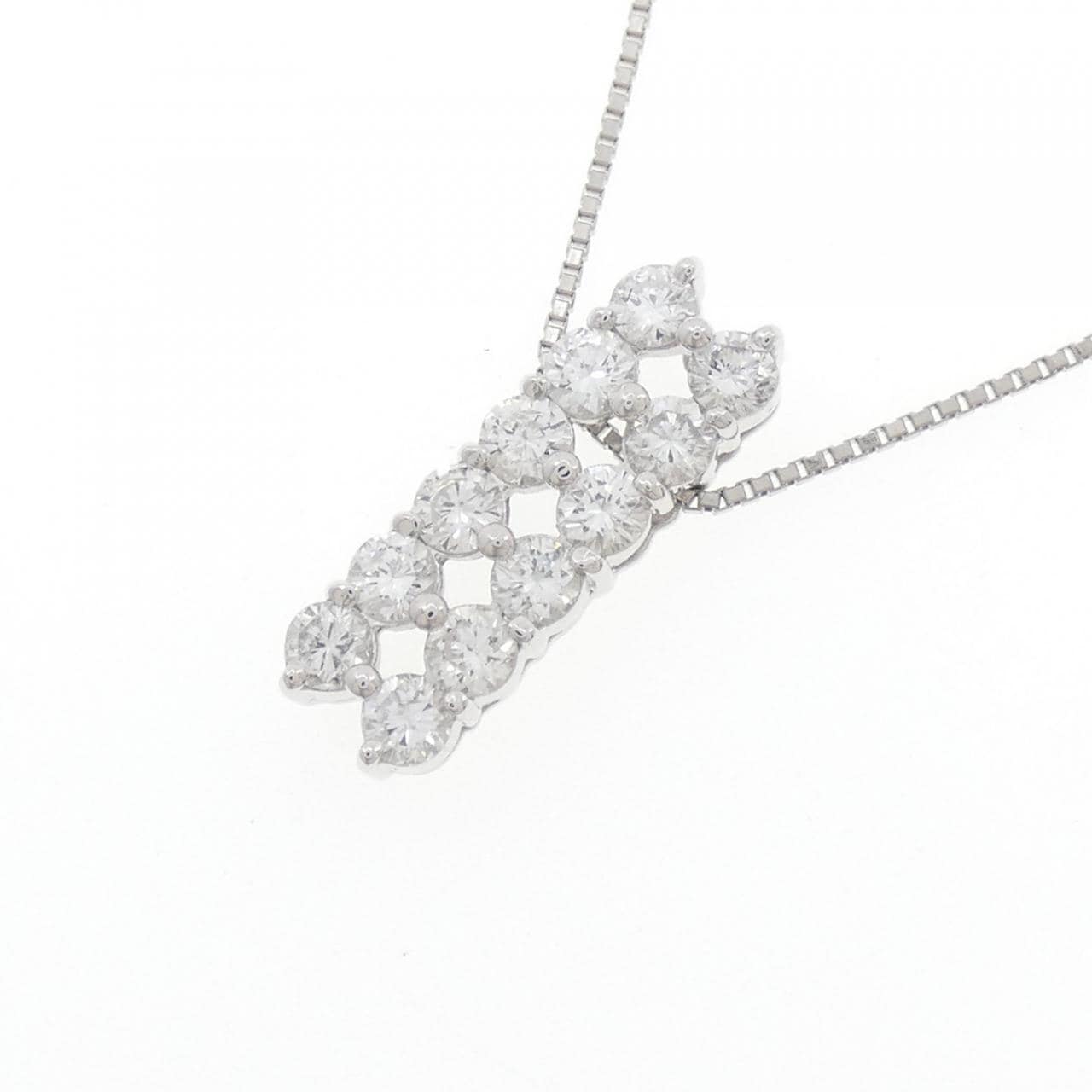 PT900/PT850 ダイヤモンド ネックレス 1.03CT