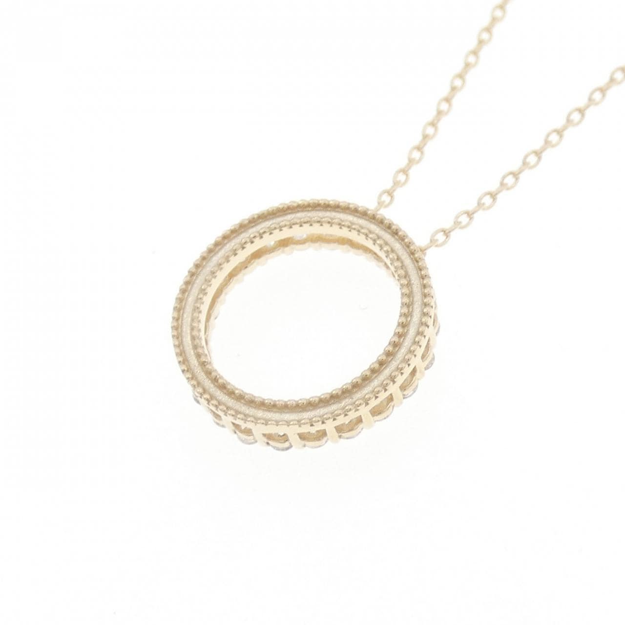 【リメイク】K10YG ダイヤモンド ネックレス 0.30CT