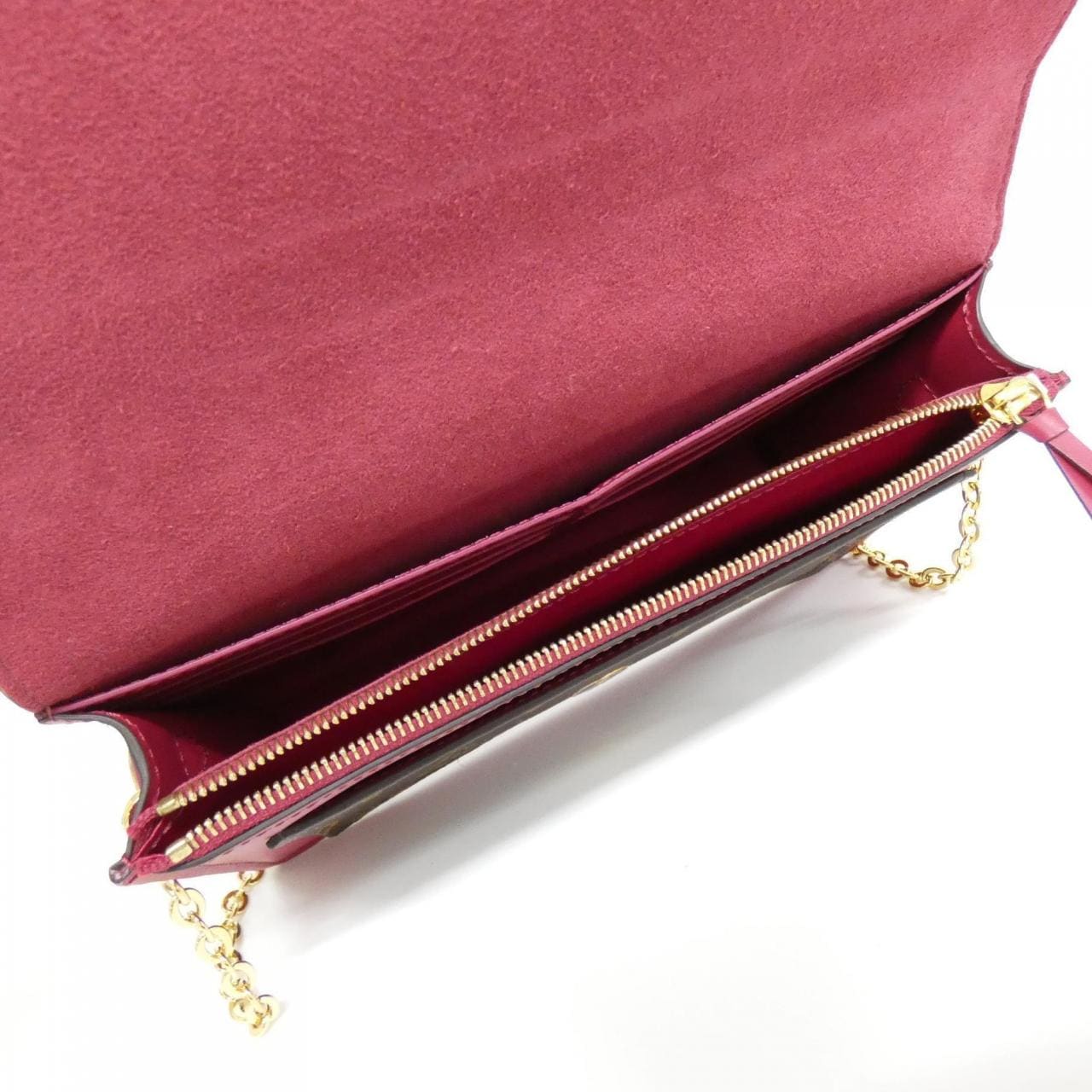 ルイヴィトン モノグラム ポルトフォイユ フロール チェーン M69578 チェーンウォレット