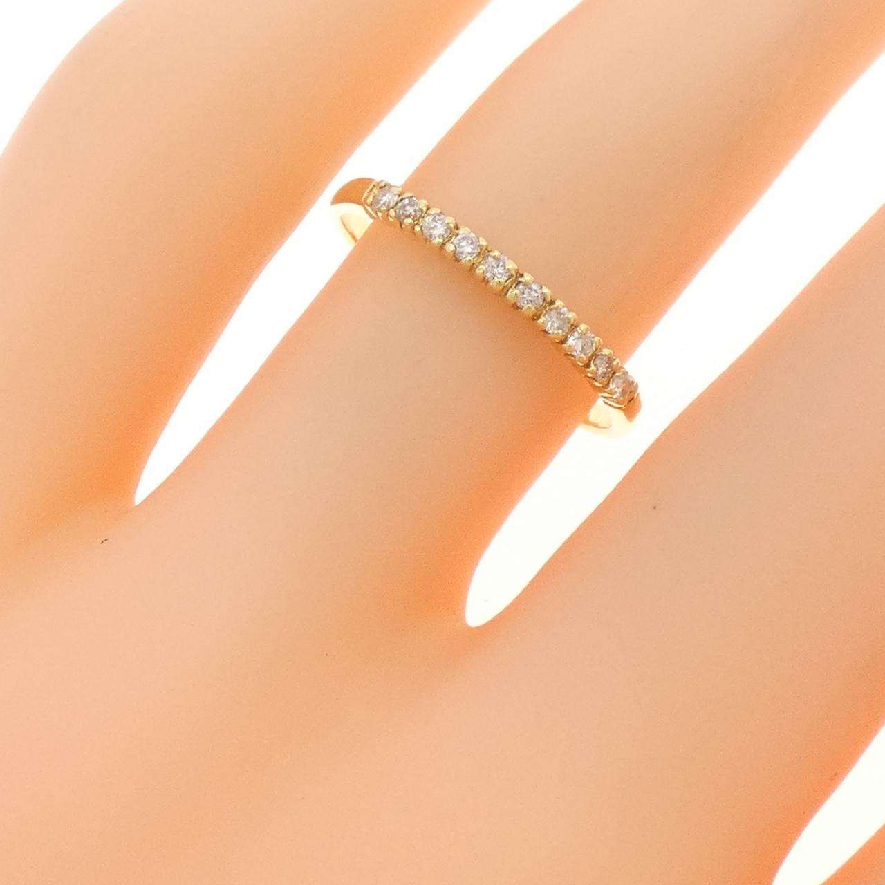 K18YG ダイヤモンド リング 0.10CT