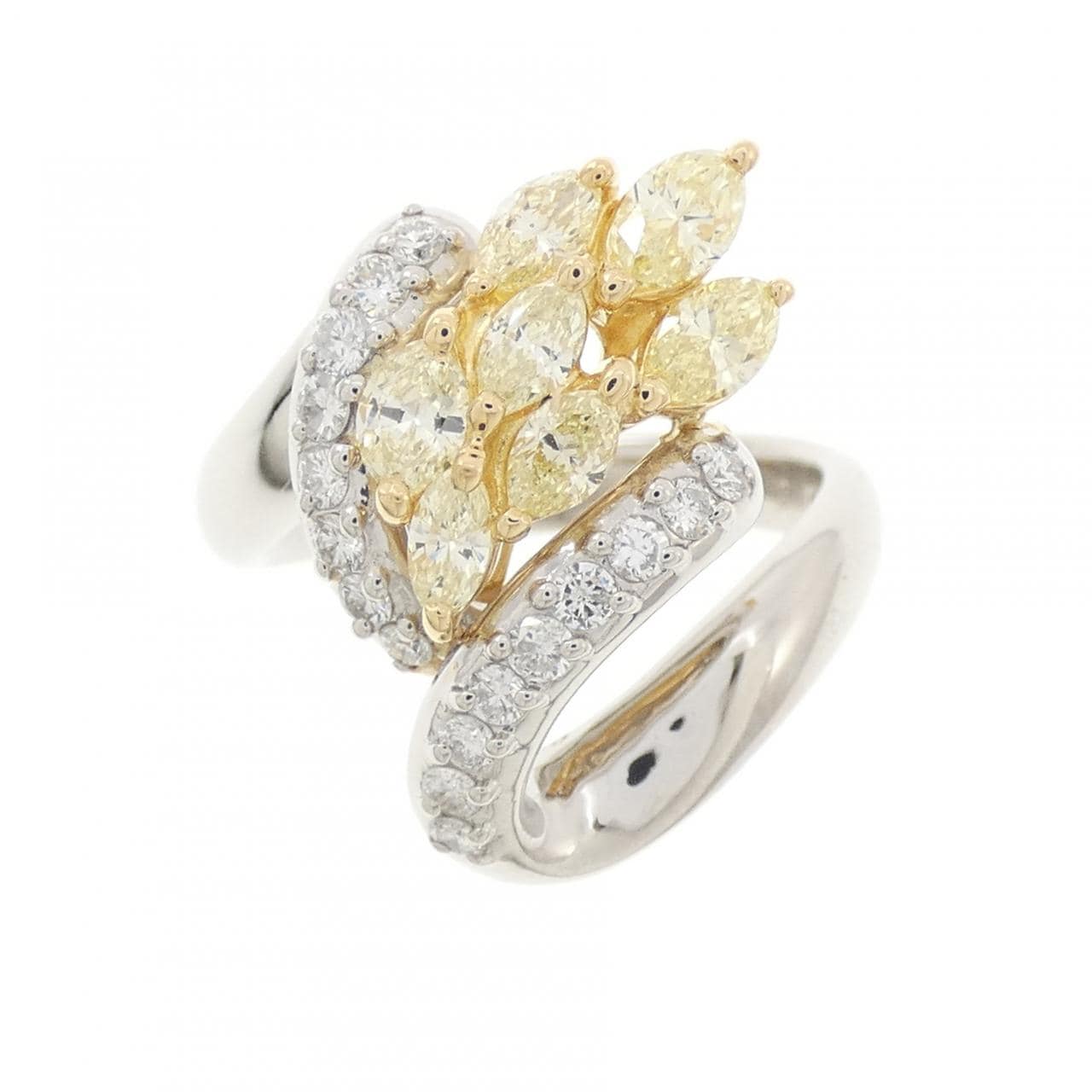 PT900/K18YG ダイヤモンド リング 1.00CT