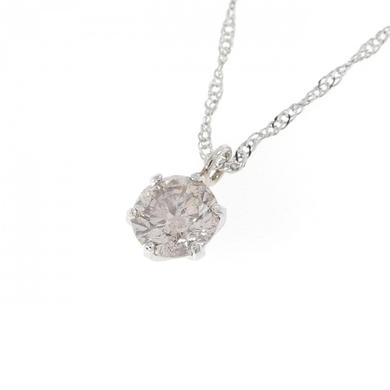 PT900/PT850 ダイヤモンド ネックレス 0.4CT