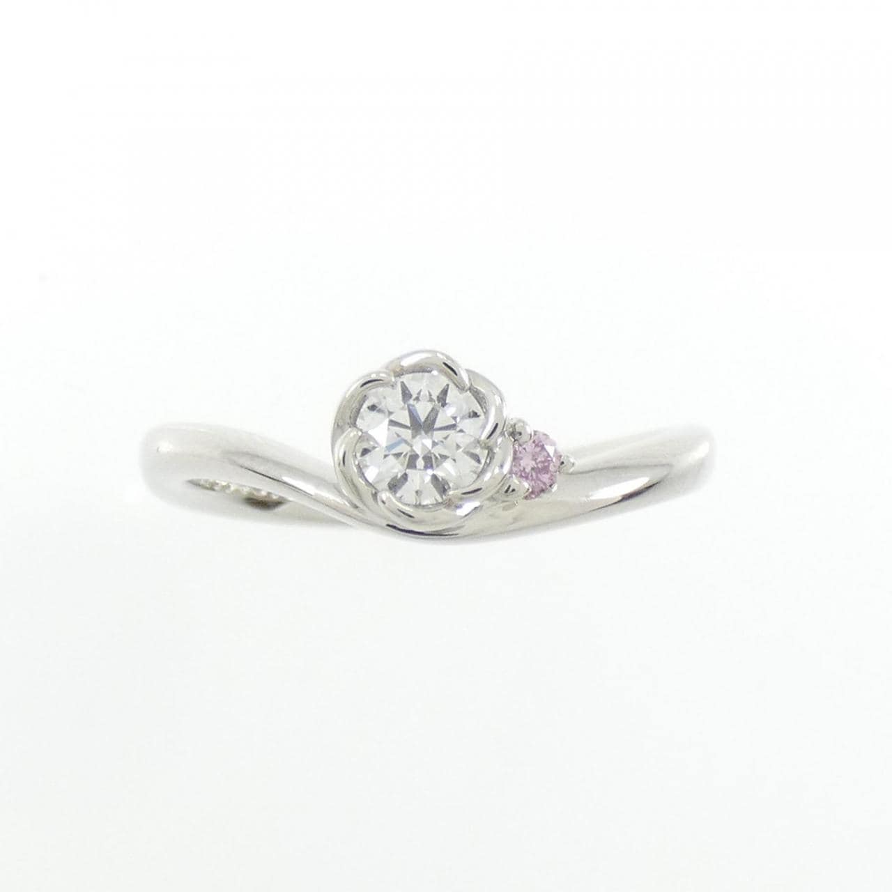PT花朵钻石戒指0.188CT