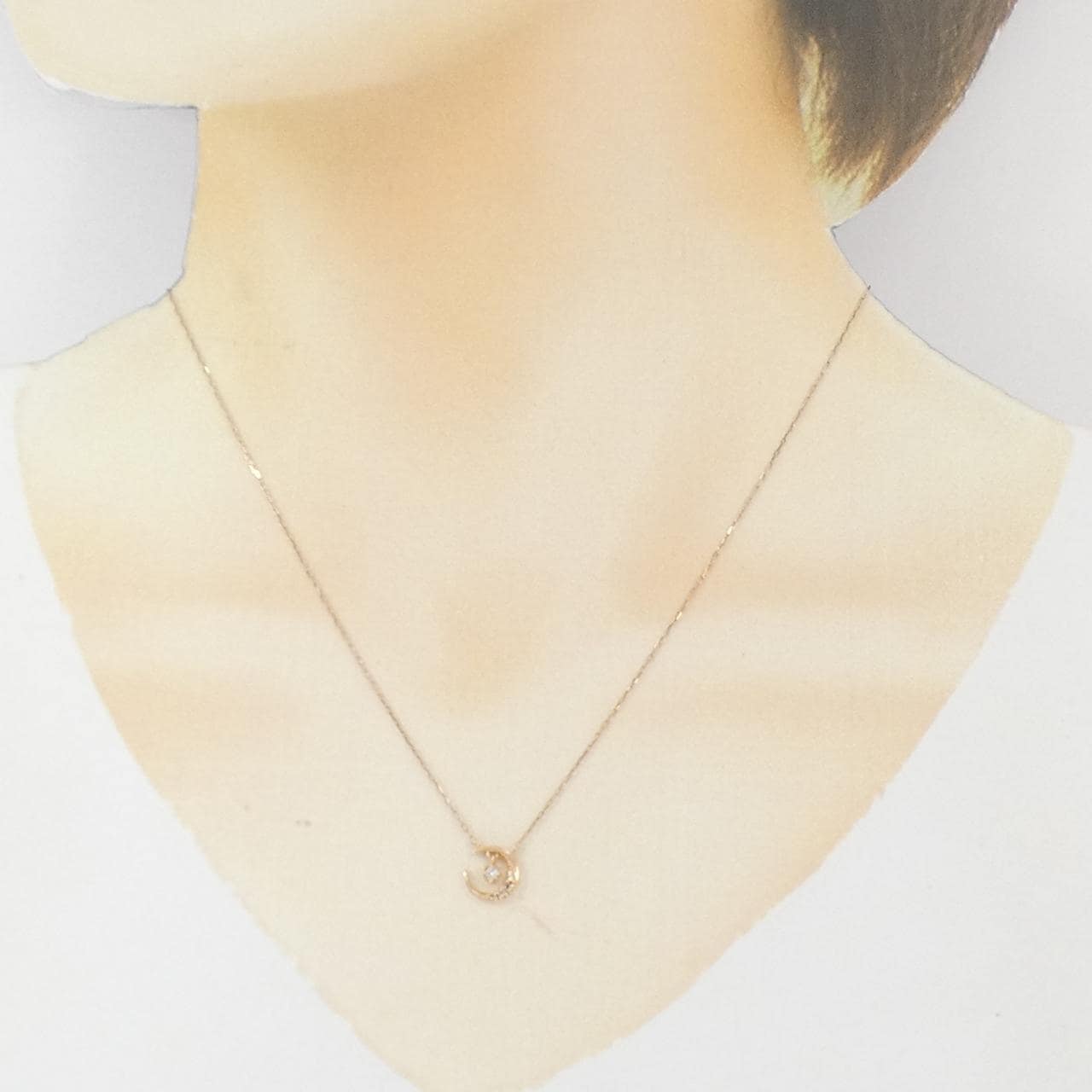 4゜C ホワイトトパーズ ネックレス