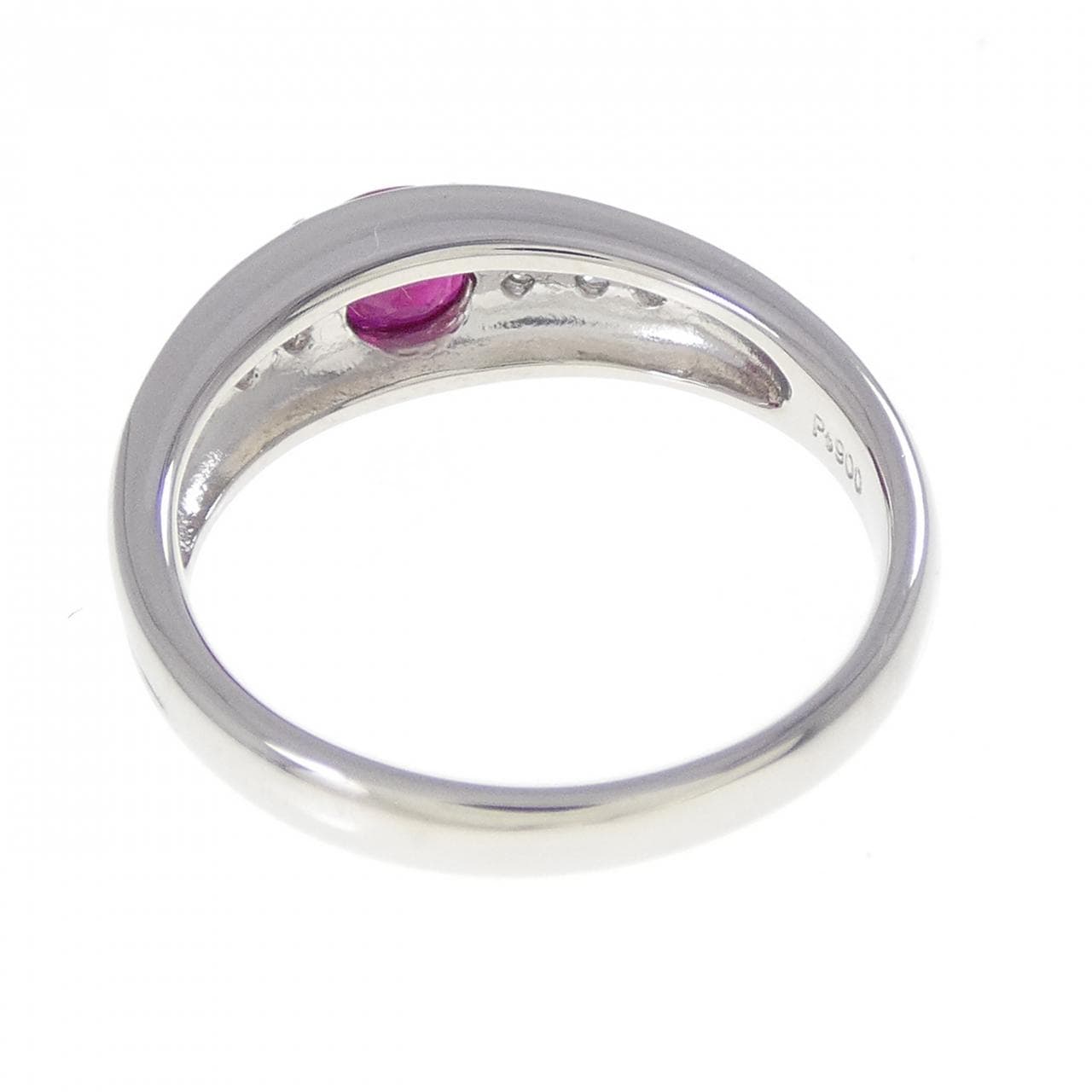 PT900 ルビー リング 0.60CT