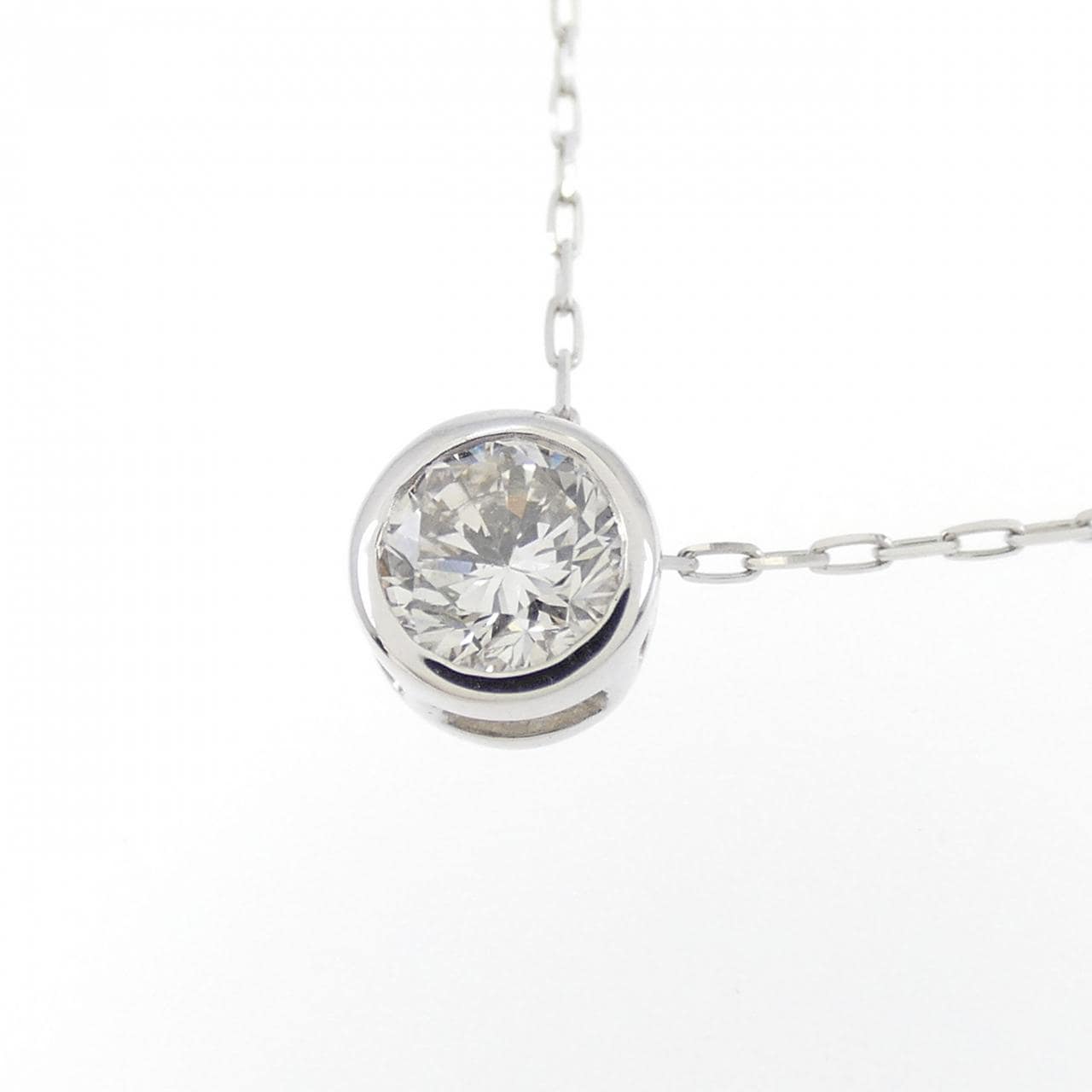 [BRAND NEW] PT Solitaire Diamond Necklace 0.20CT