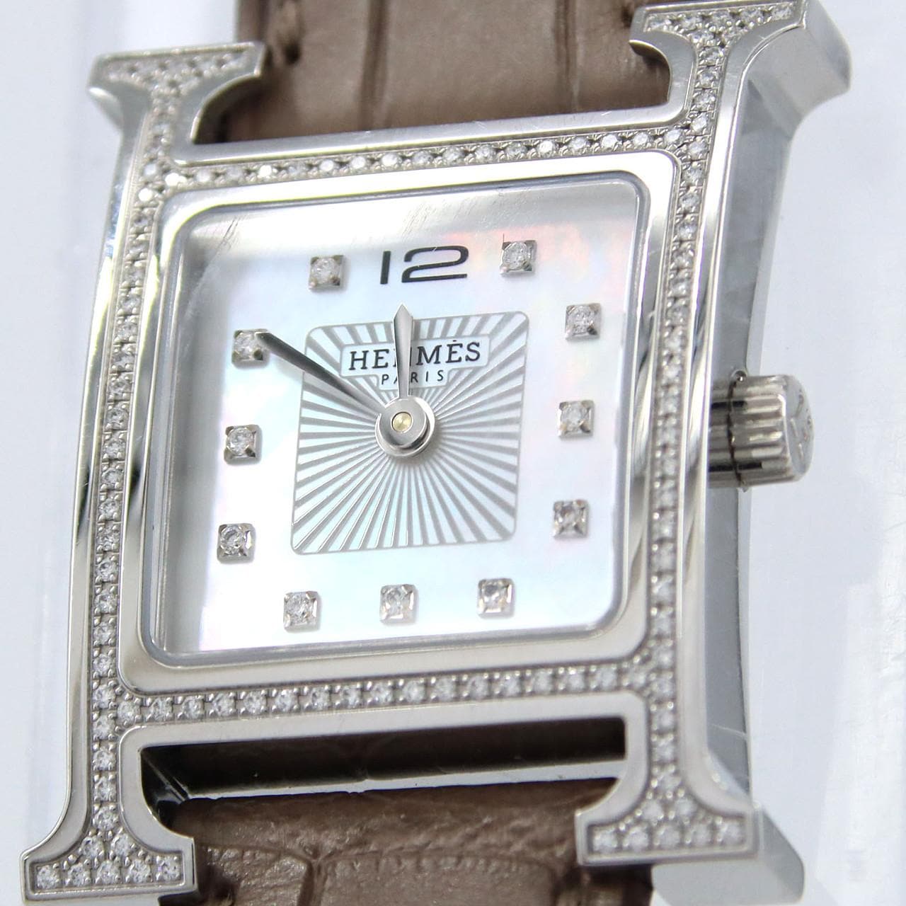 HERMES H 手錶/D･11P HH1.235 SS石英