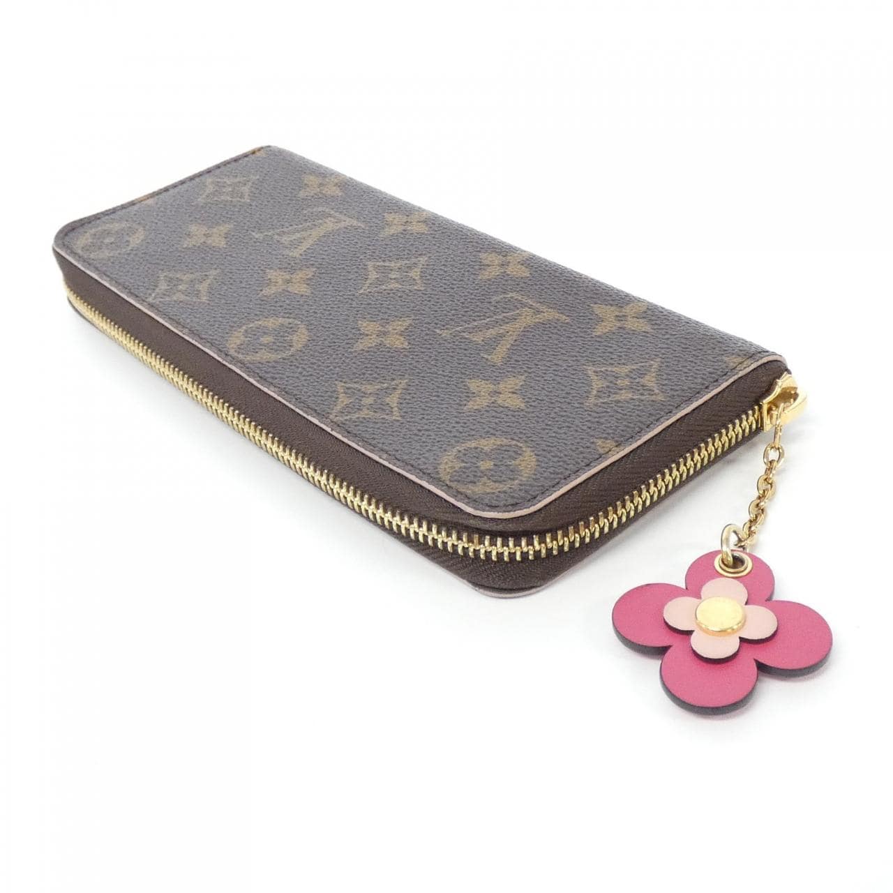 LOUIS VUITTON Monogram Portefeuille Clemence M64201 Wallet
