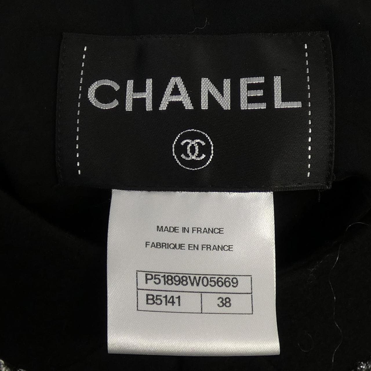 シャネル CHANEL P51898W05669 15A ノーカラージャケット