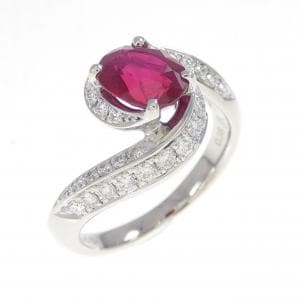 タサキ ルビー リング 1.68CT ビルマ産