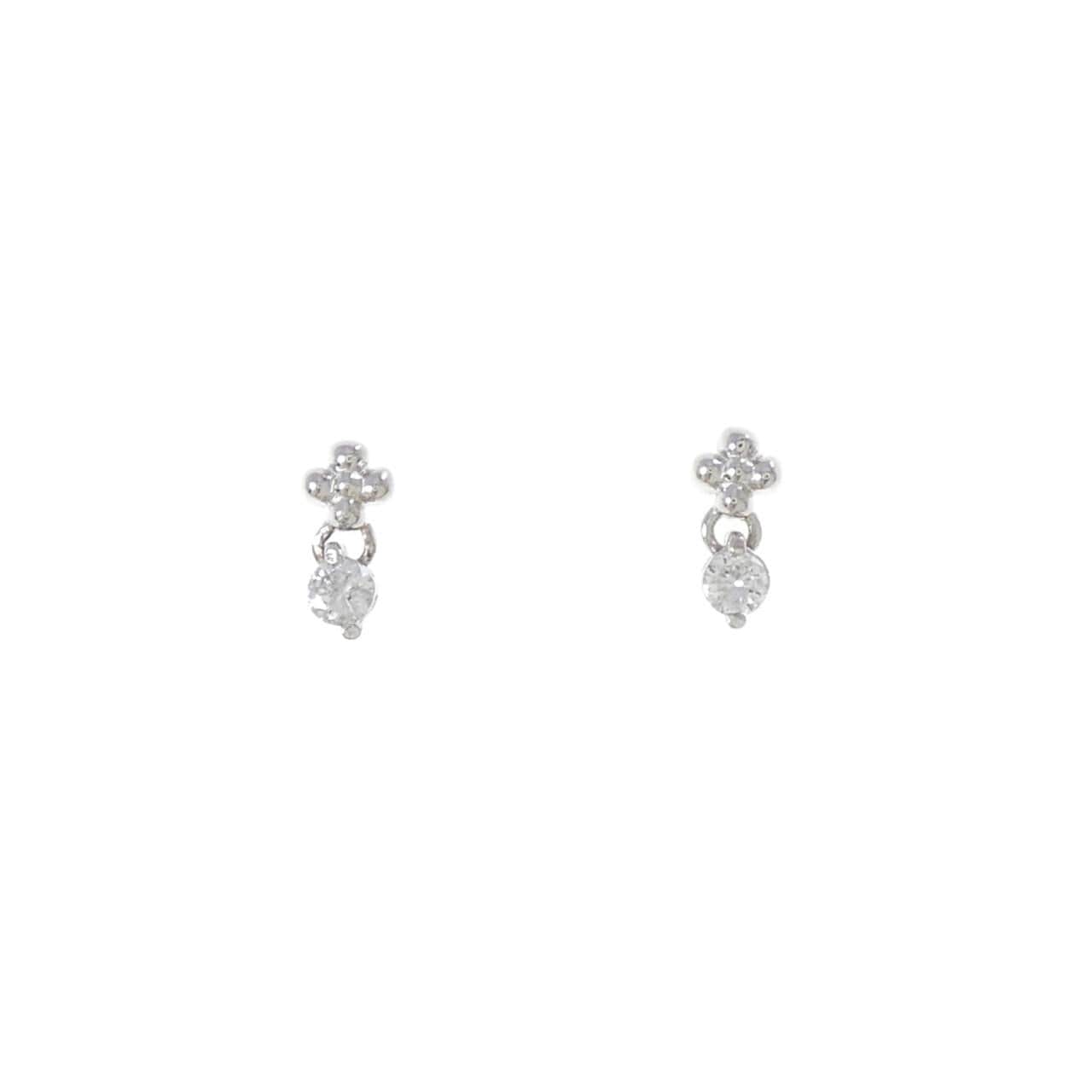 PT/PT900 ダイヤモンド ピアス 0.14CT