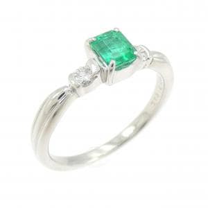 PT900 エメラルド リング 0.44CT