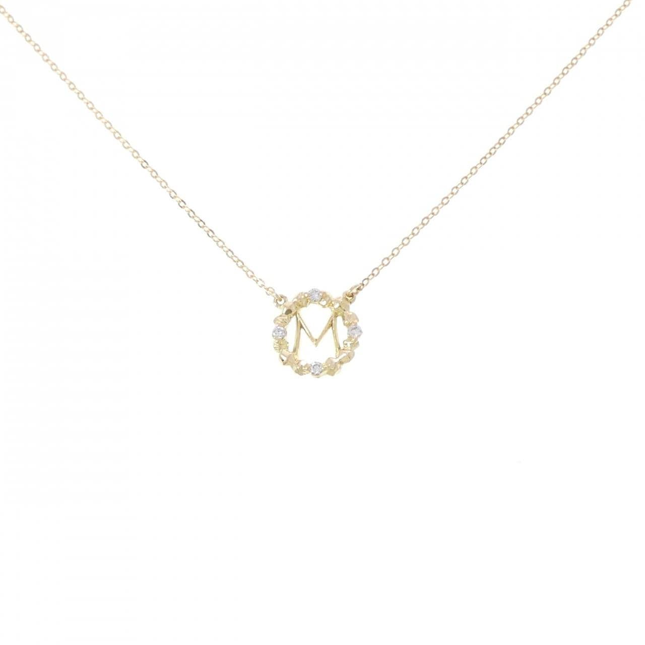 アーカー ストーンレメディイニシャル ネックレス 0.03CT