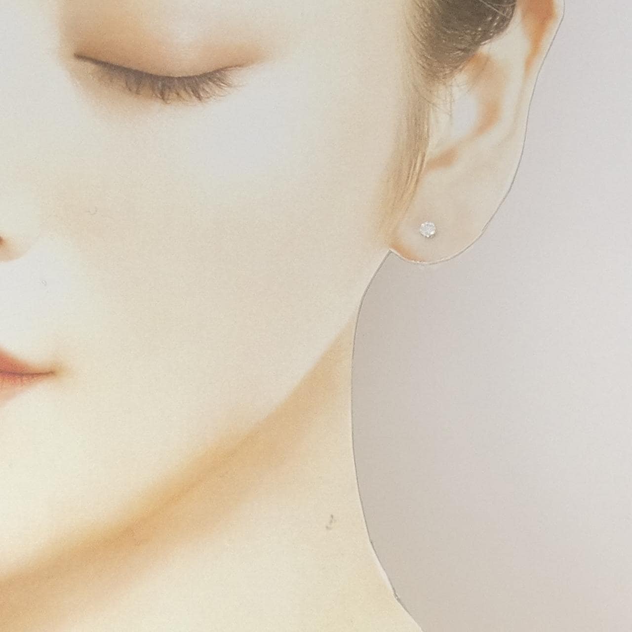 PT900 ダイヤモンド ピアス 0.25CT