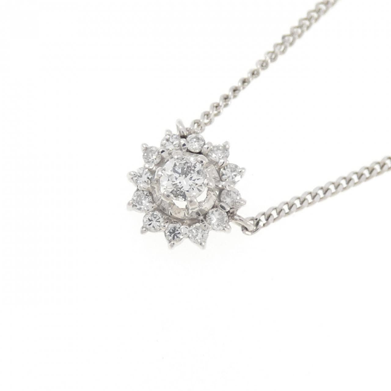 PT850 ダイヤモンド ネックレス 0.09CT