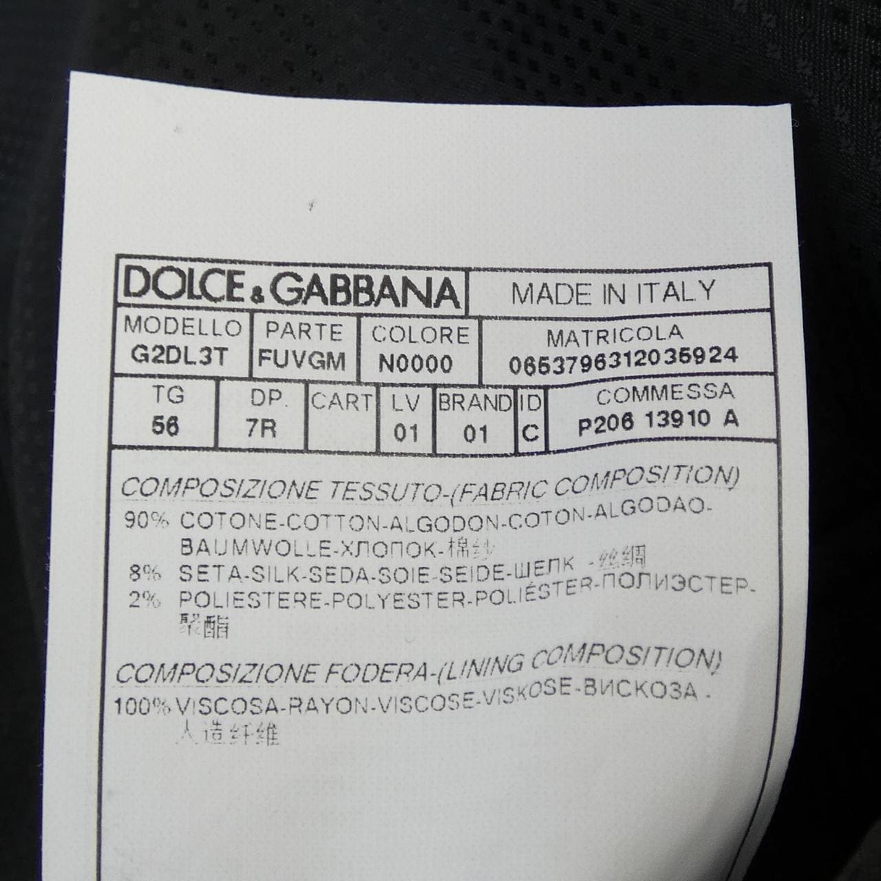 ドルチェアンドガッバーナ DOLCE&GABBANA ジャケット
