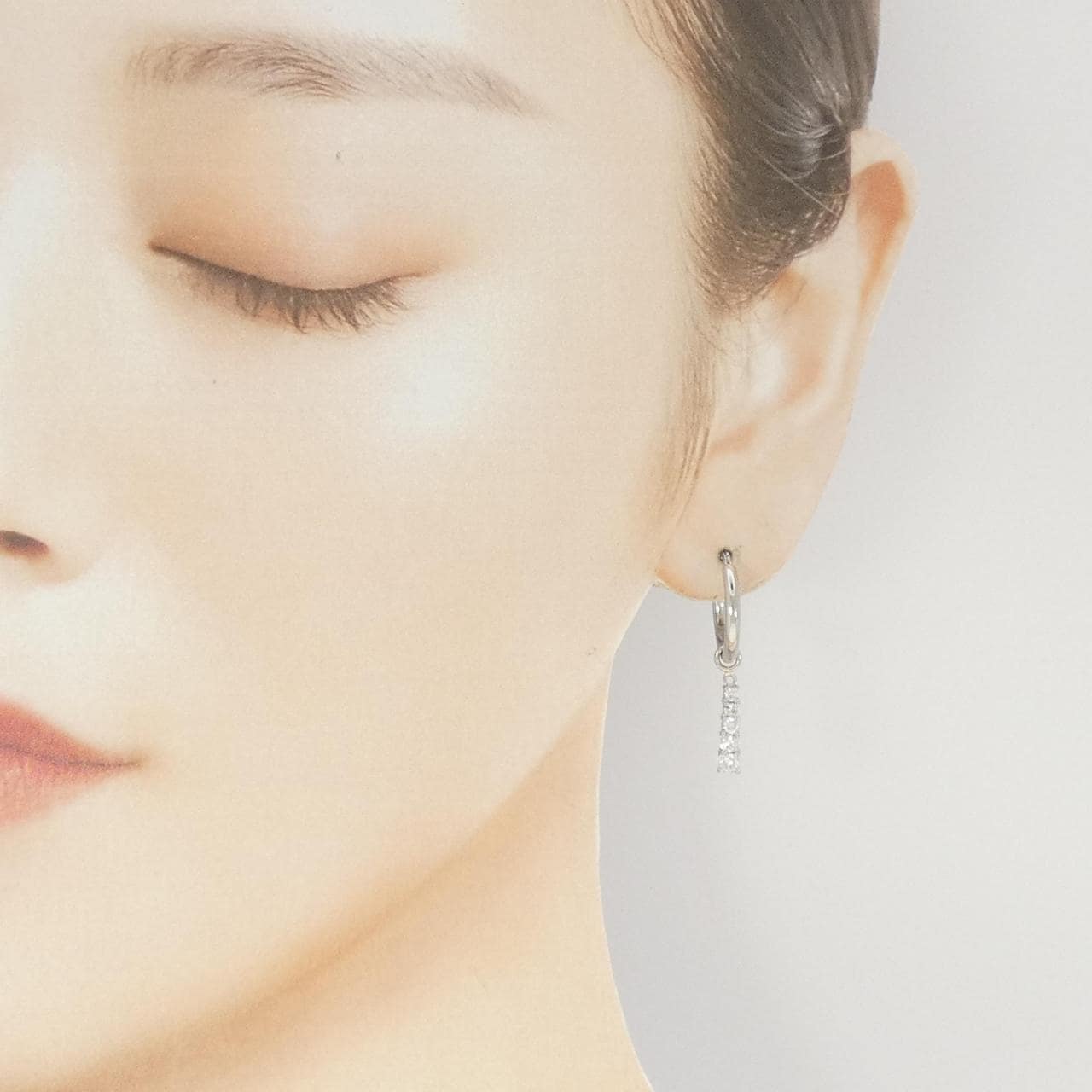 PT900 2WAY ダイヤモンド ピアス 0.50CT