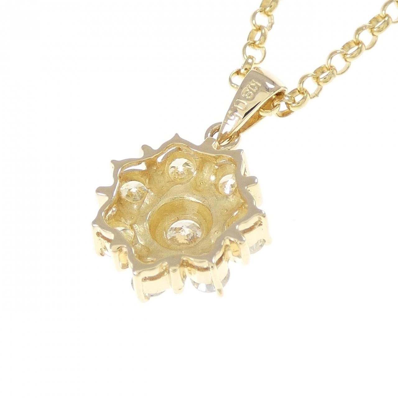 K18YG ダイヤモンド ネックレス 0.51CT